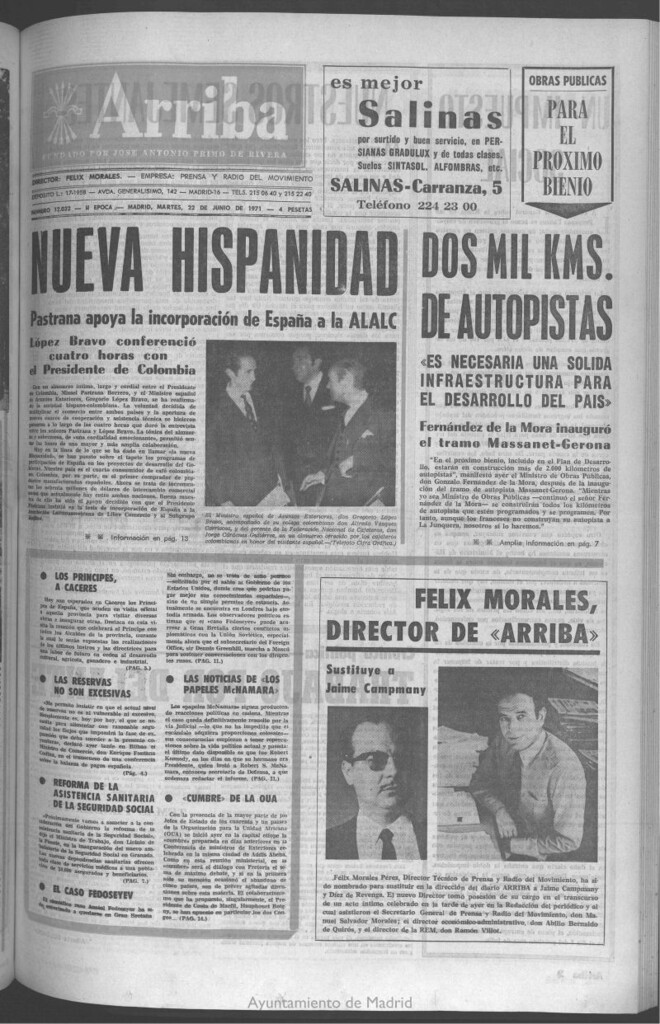 Miniatura de Arriba del 22 de junio de 1971