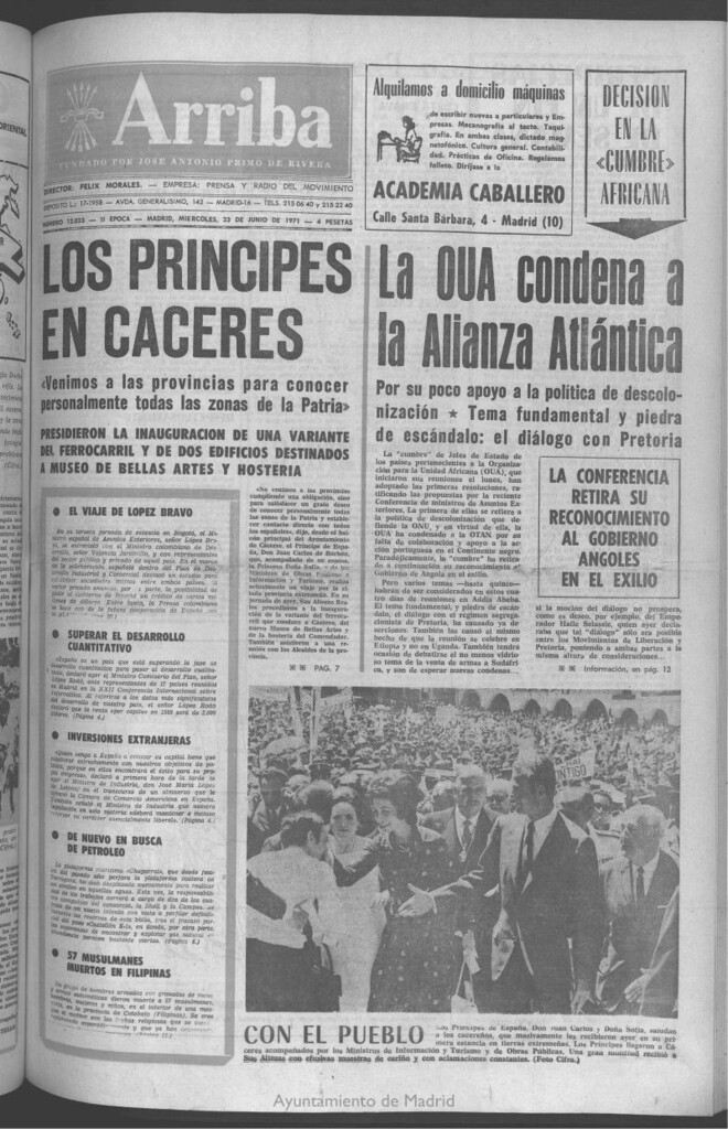 Miniatura de Arriba del 23 de junio de 1971