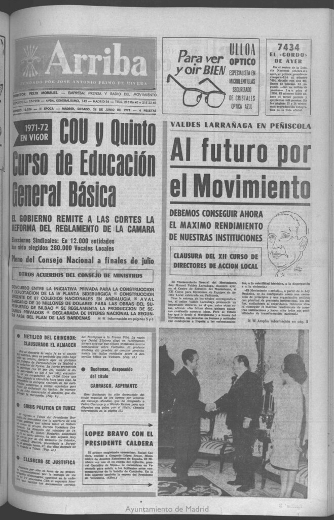 Miniatura de Arriba del 26 de junio de 1971