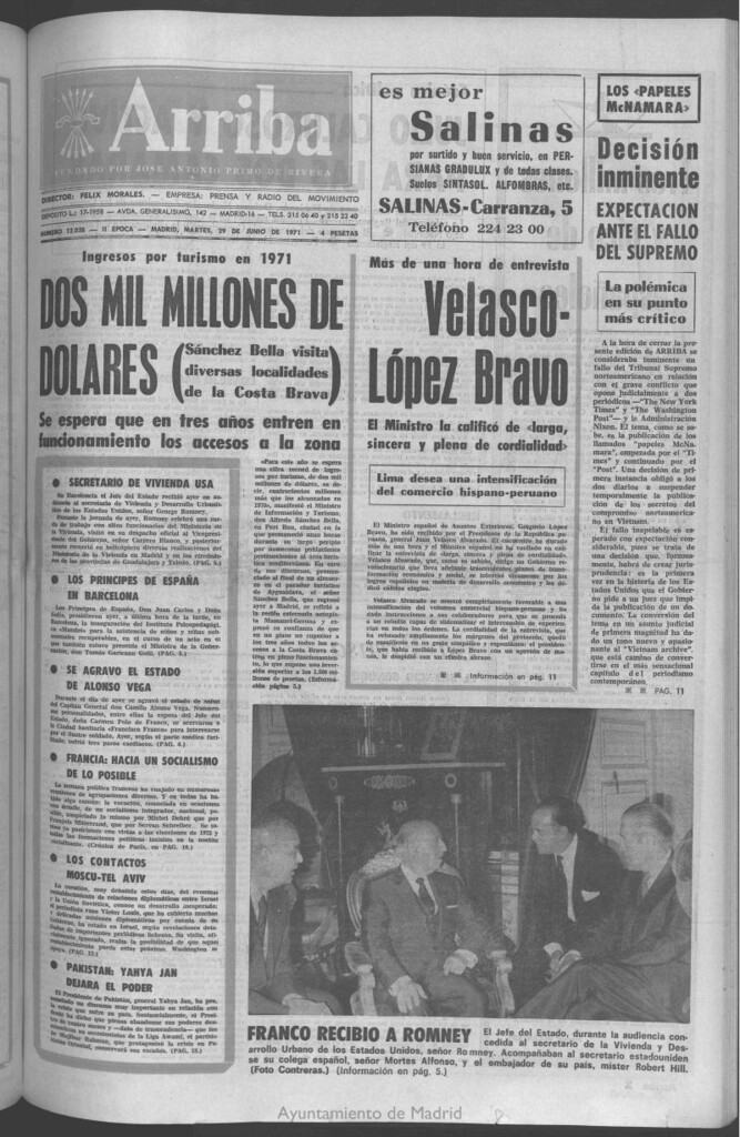 Miniatura de Arriba del 29 de junio de 1971