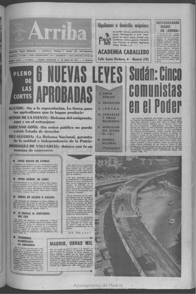 Miniatura de Arriba del 21 de julio de 1971