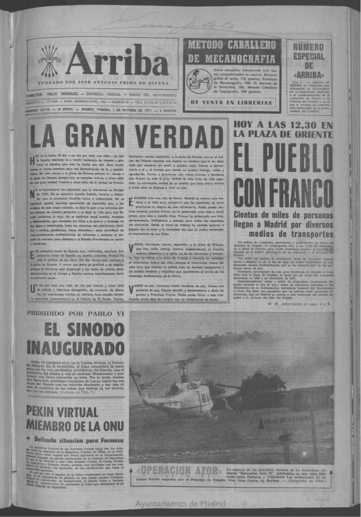 Miniatura de Arriba del 1 de octubre de 1971