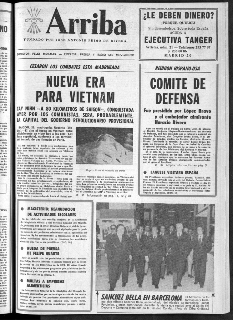Miniatura de Arriba del 28 de enero de 1973