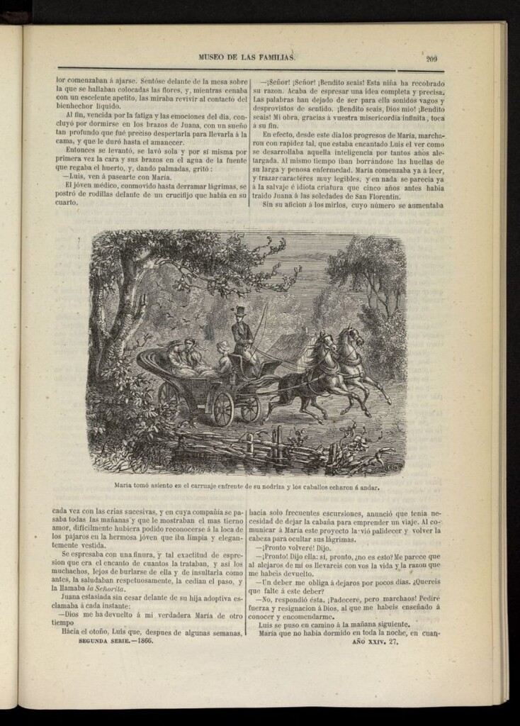 Miniatura de Museo de las familias: periódico mensual segunda serie de 1866, nº 27