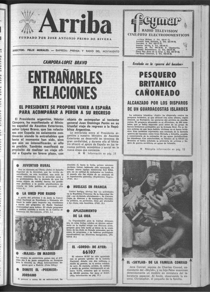 Miniatura de Arriba del 27 de mayo de 1973