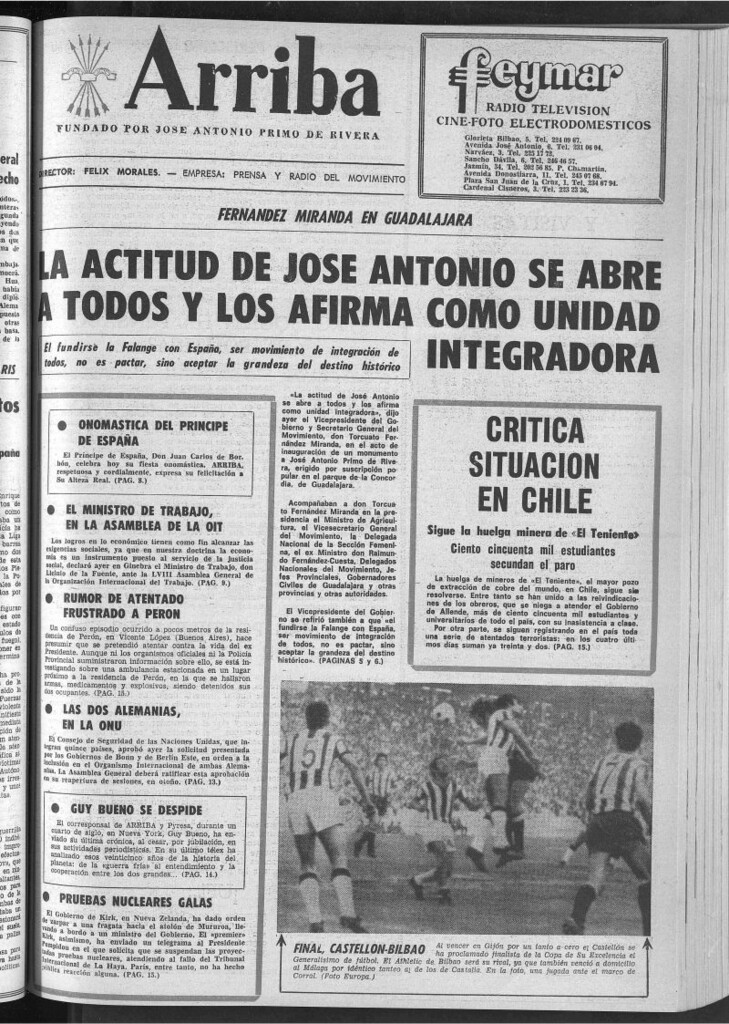 Miniatura de Arriba del 24 de junio de 1973