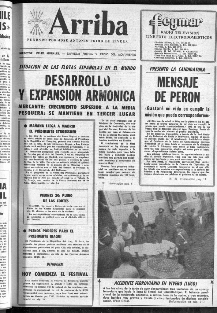 Miniatura de Arriba del 15 de julio de 1973
