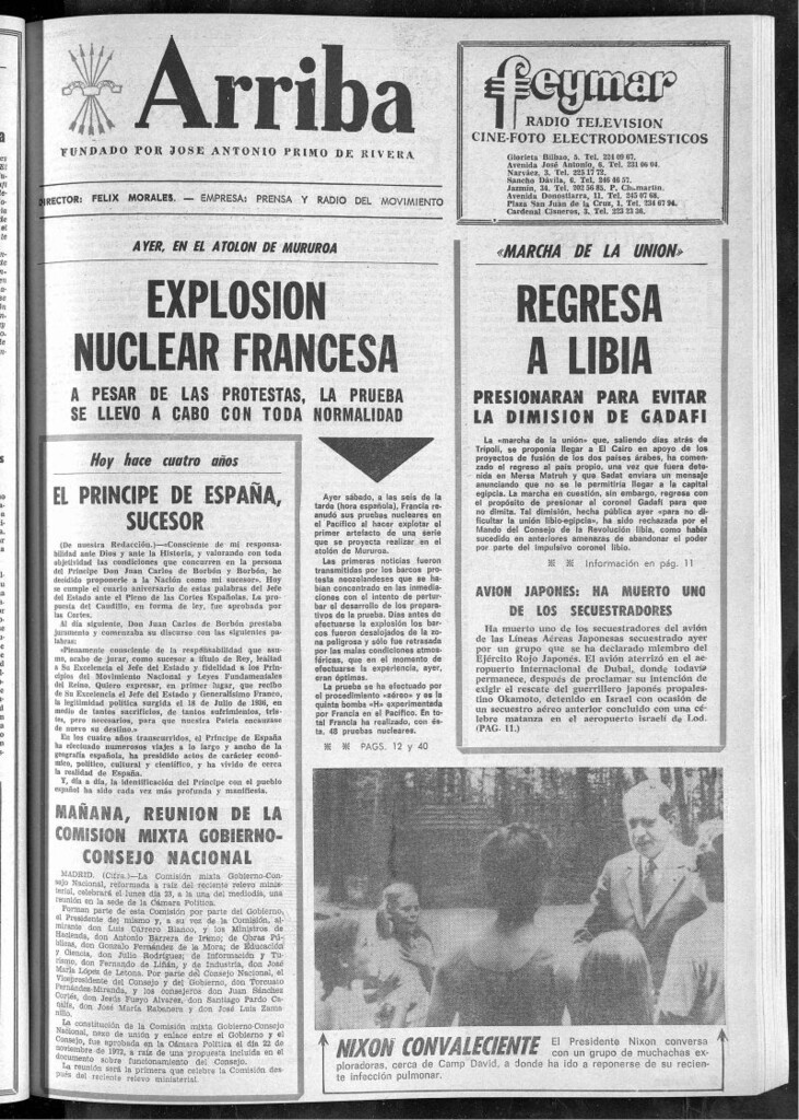 Miniatura de Arriba del 22 de julio de 1973