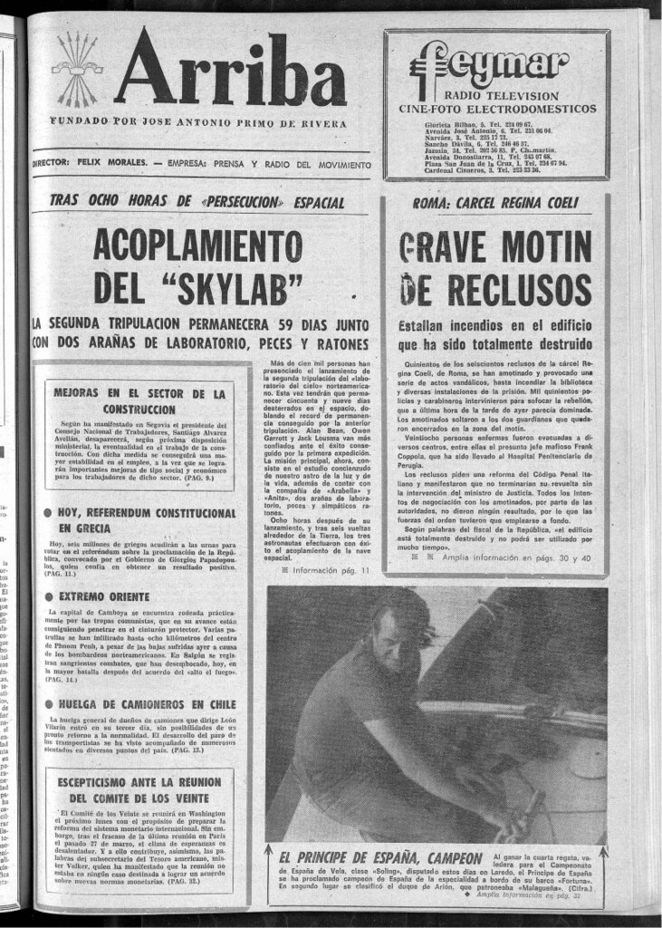 Miniatura de Arriba del 29 de julio de 1973