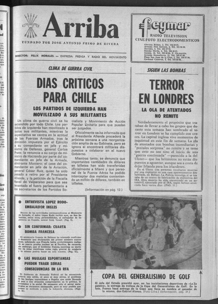 Miniatura de Arriba del 26 de agosto de 1973