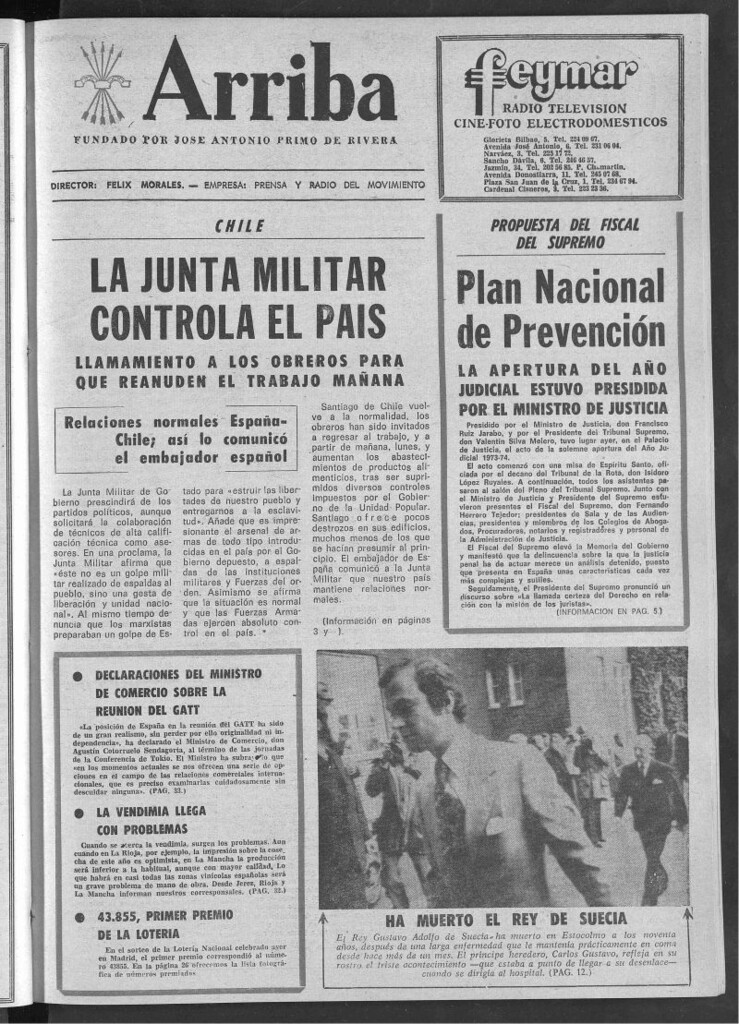 Miniatura de Arriba del 16 de septiembre de 1973