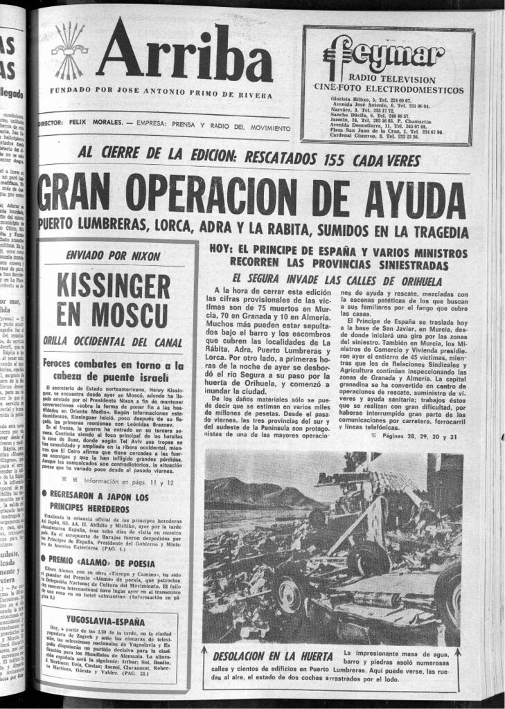 Miniatura de Arriba del 21 de octubre de 1973