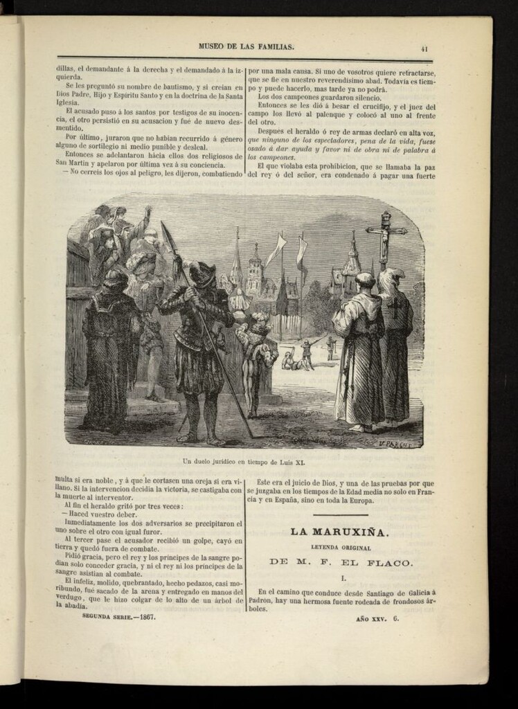 Miniatura de Museo de las familias: periódico mensual segunda serie de 1867, nº 6