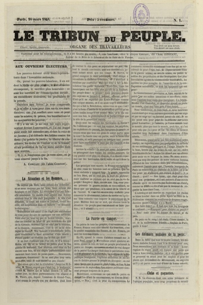 Miniatura de Le Tribun du Peuple : organe des travailleurs
