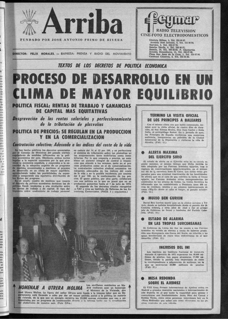 Miniatura de Arriba del 2 de diciembre de 1973