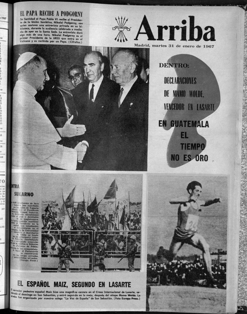 Miniatura de Arriba del 31 de enero de 1967