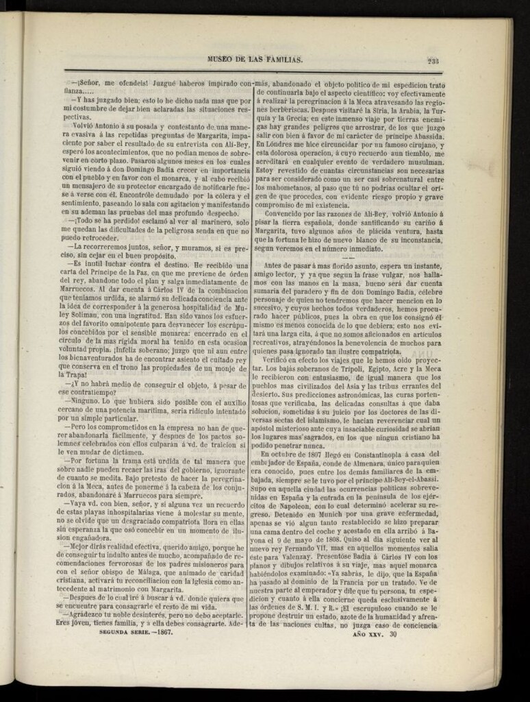Miniatura de Museo de las familias: periódico mensual segunda serie de 1867, nº 30