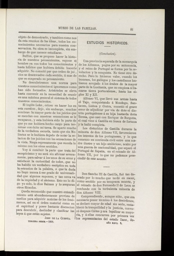 Miniatura de Museo de las familias: periódico mensual tercera serie de 1868, nº 6