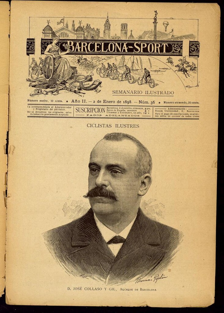 Miniatura de Barcelona Sport. 2 de enero de 1898