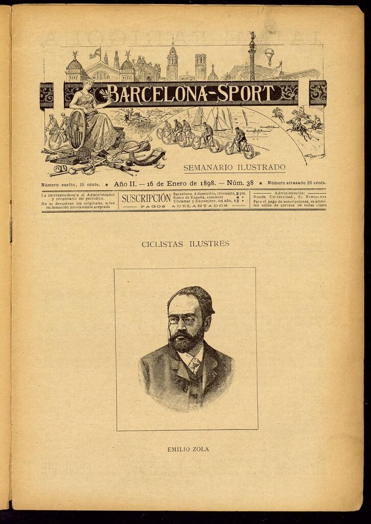 Miniatura de Barcelona Sport. 16 de enero de 1898