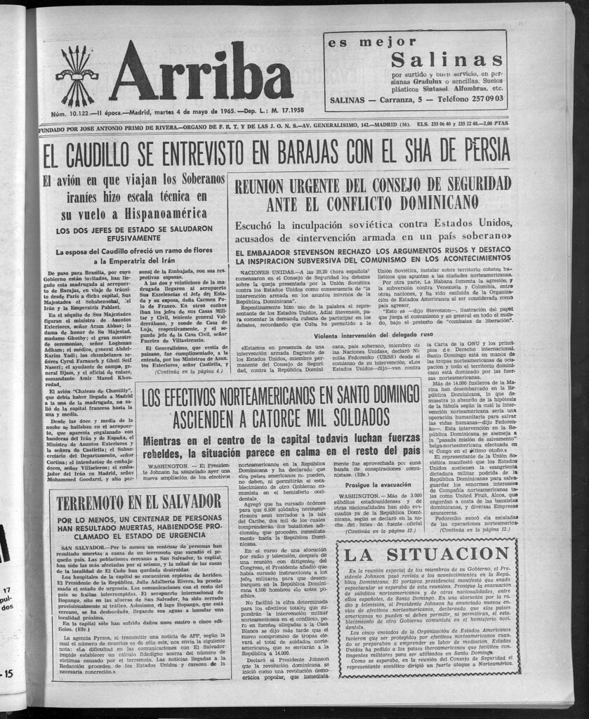Miniatura de Arriba del 4 de mayo de 1965