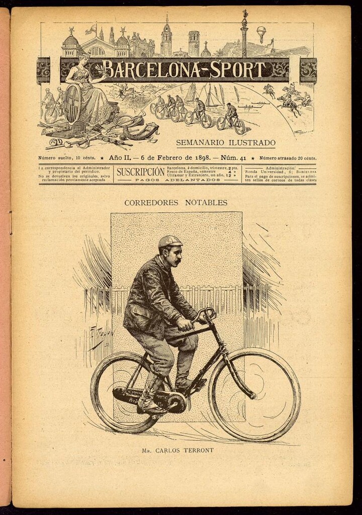 Miniatura de Barcelona Sport. 6 de febrero de 1898