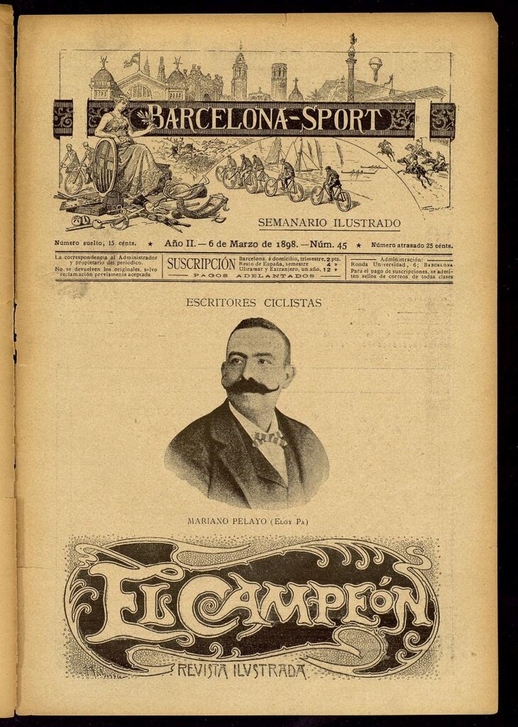 Miniatura de Barcelona Sport. 6 de marzo de 1898