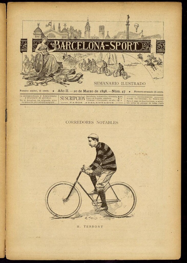 Miniatura de Barcelona Sport. 20 de marzo de 1898