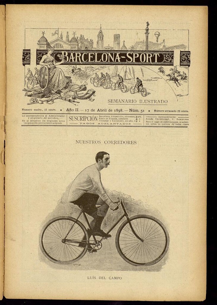 Miniatura de Barcelona Sport. 17 de abril de 1898