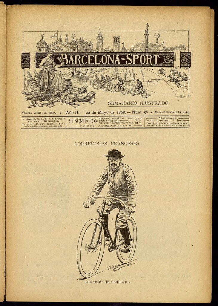 Miniatura de Barcelona Sport. 22 de mayo de 1898