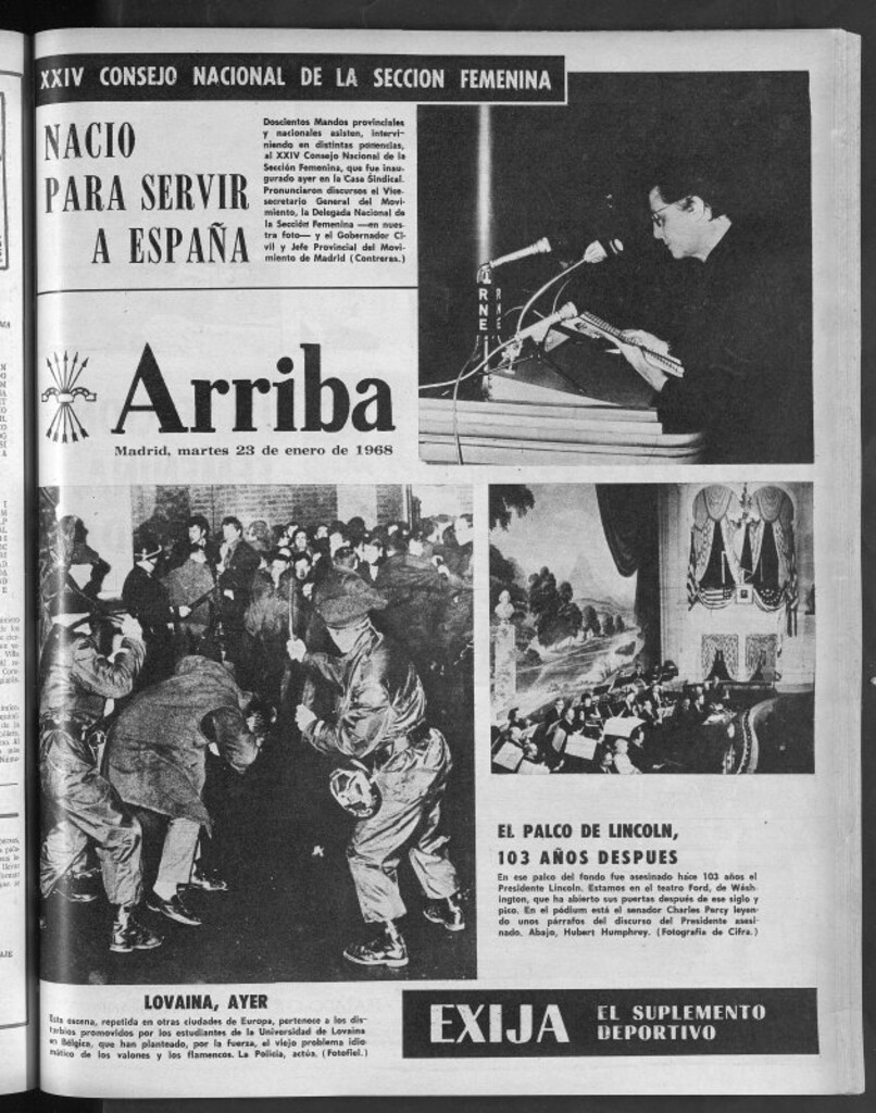 Miniatura de Arriba del 23 de enero de 1968