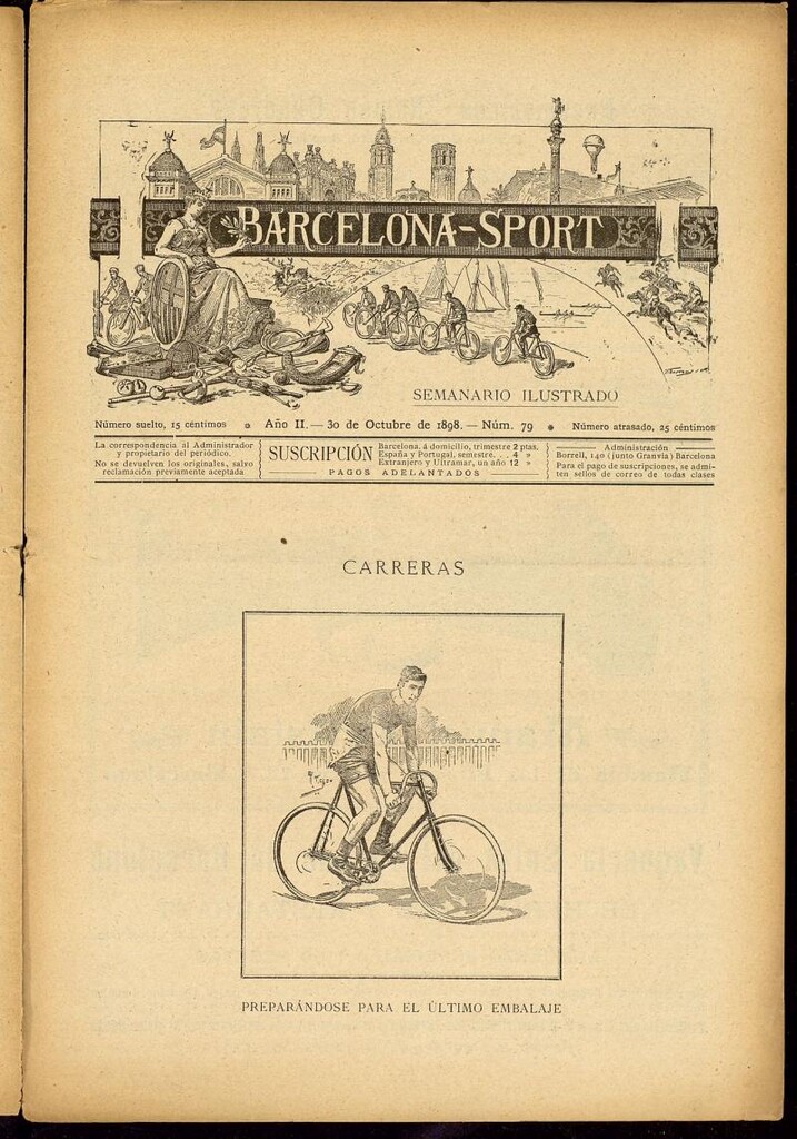 Miniatura de Barcelona Sport. 30 de Octubre de 1898