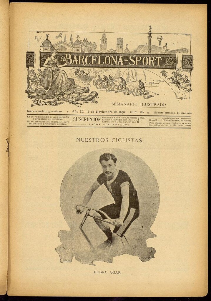 Miniatura de Barcelona Sport. 6 de Noviembre de 1898