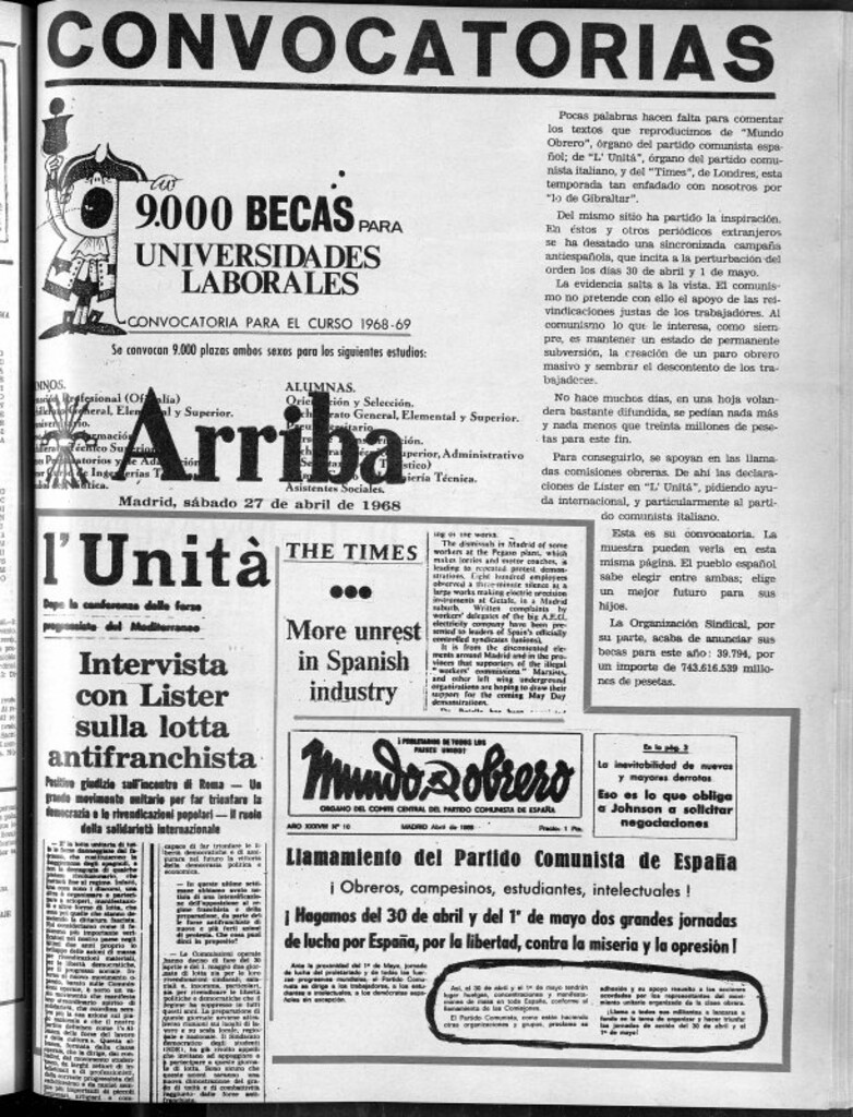 Miniatura de Arriba del 27 de abril de 1968