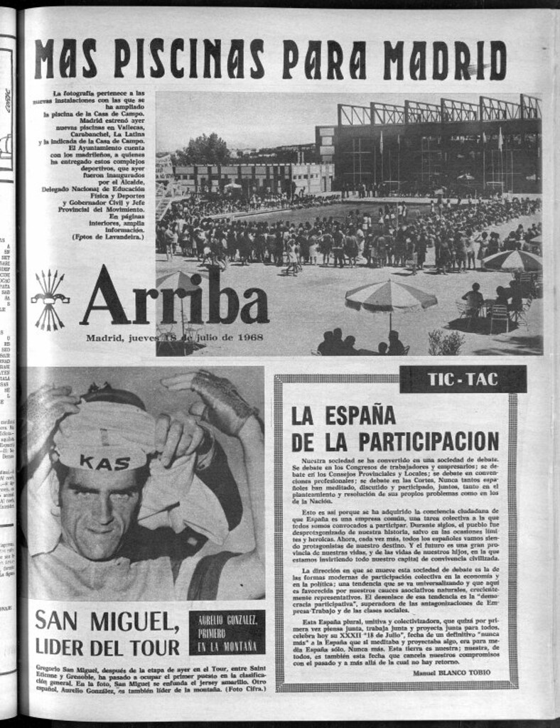 Miniatura de Arriba del 18 de julio de 1968