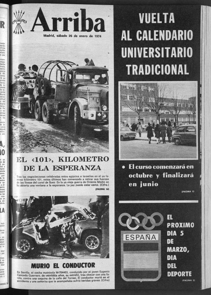 Miniatura de Arriba del 26 de enero de 1974