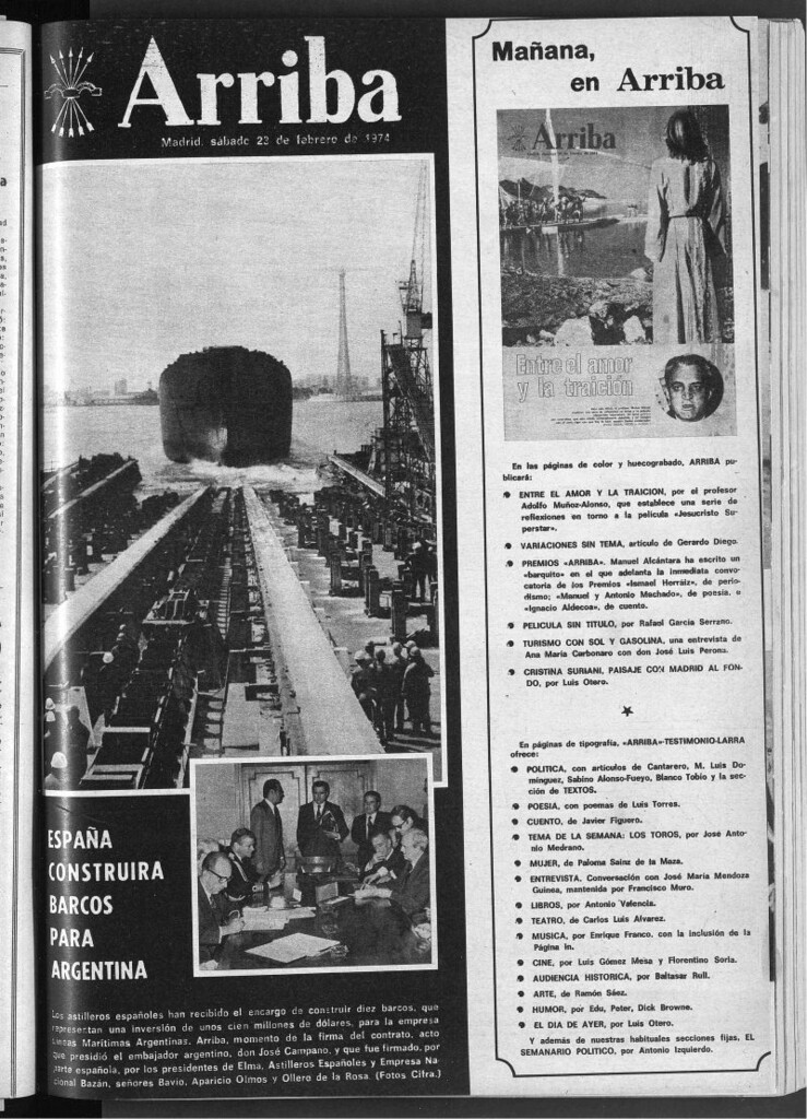 Miniatura de Arriba del 23 de febrero de 1974