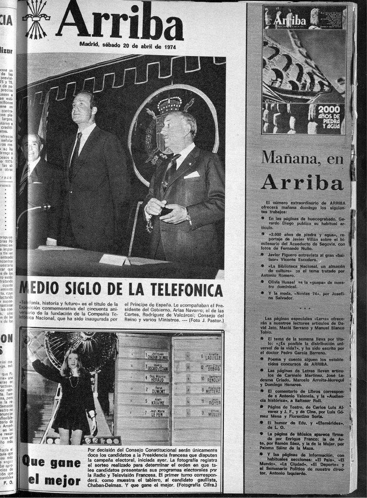 Miniatura de Arriba del 20 de abril de 1974