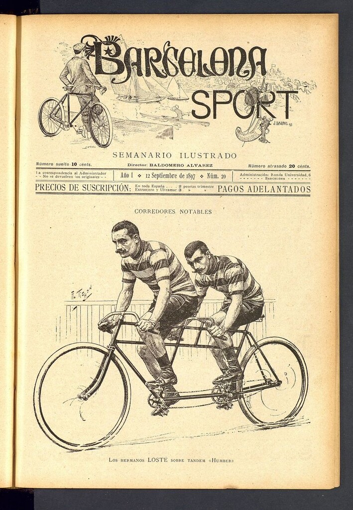Miniatura de Barcelona Sport. 12 de septiembre de 1897