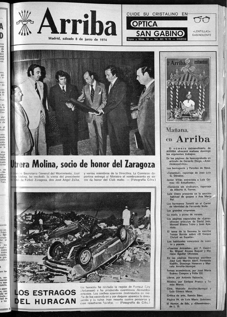 Miniatura de Arriba del 8 de junio de 1974