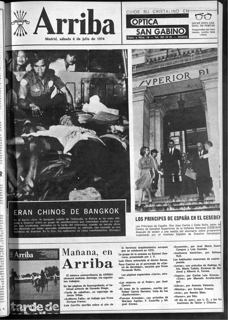 Miniatura de Arriba del 6 de julio de 1974