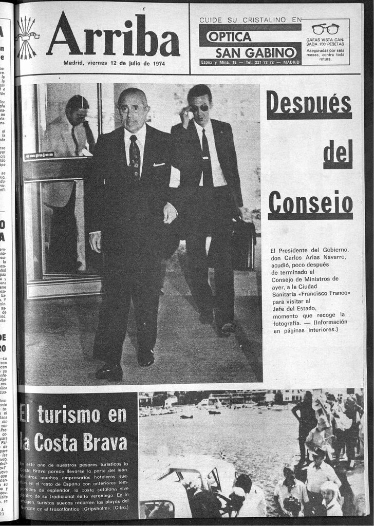Miniatura de Arriba del 12 de julio de 1974