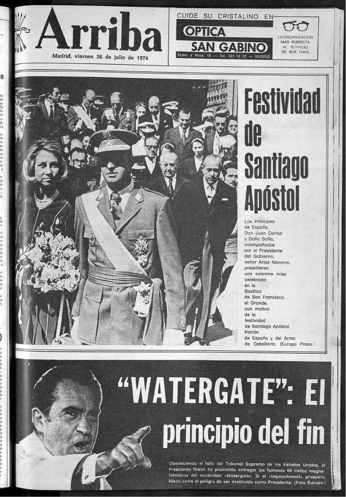 Miniatura de Arriba del 26 de julio de 1974