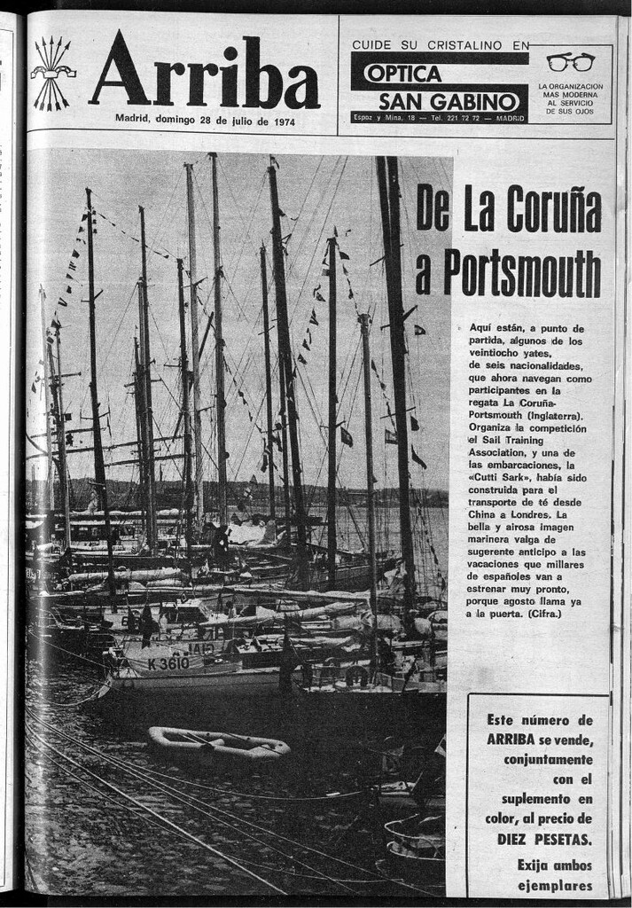 Miniatura de Arriba del 28 de julio de 1974