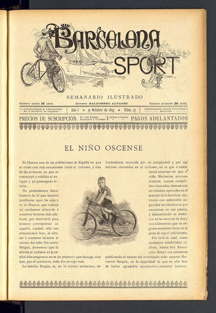 Miniatura de Barcelona Sport. 31 de octubre de 1897