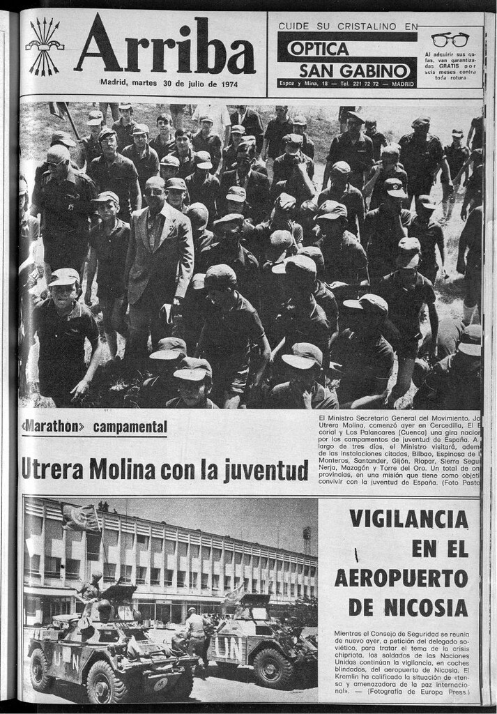 Miniatura de Arriba del 30 de julio de 1974