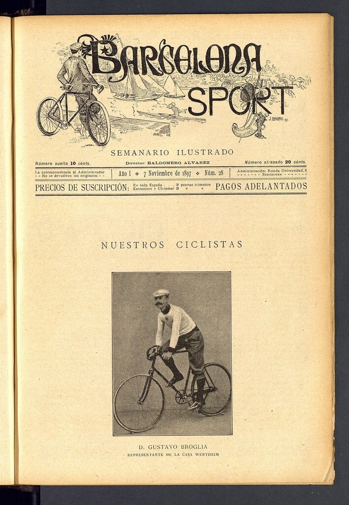 Miniatura de Barcelona Sport. 7 de Noviembre de 1897
