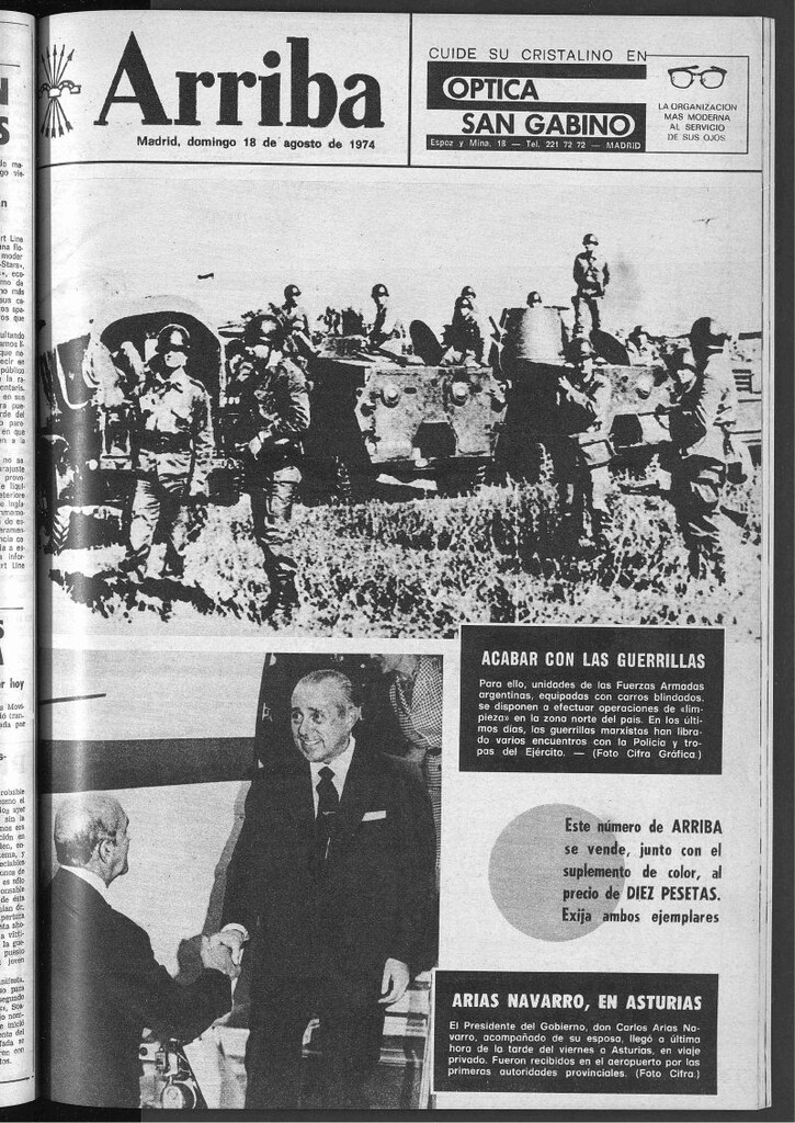 Miniatura de Arriba del 18 de agosto de 1974
