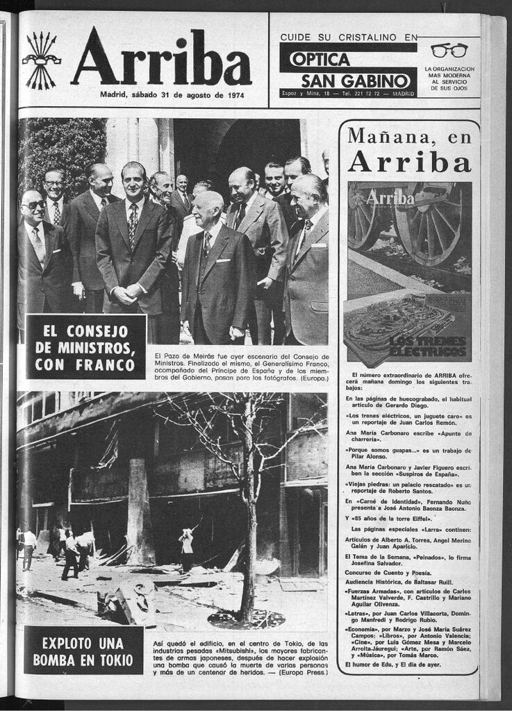 Miniatura de Arriba del 31 de agosto de 1974