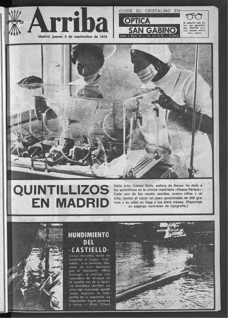 Miniatura de Arriba del 5 de septiembre de 1974